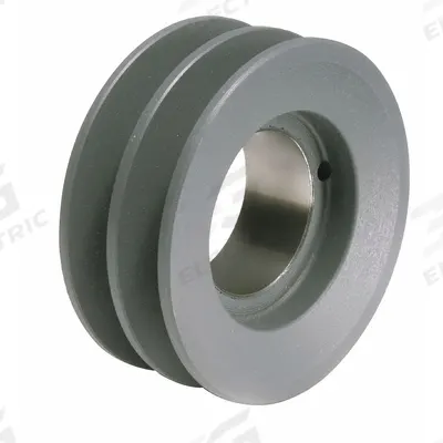 APPROVED VENDOR V-Belt Pulley: 2BK32, 2 Groove, 3.35 in OD, Bushed Bore - Bushed-Bore Cast-Iron V-Belt Pulleys