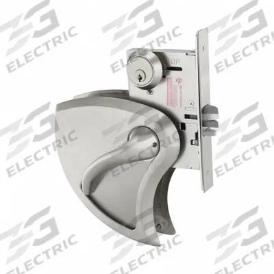 CORBIN RUSSWIN Door Lockset: Privacy Lever Locksets, Stainless Steel