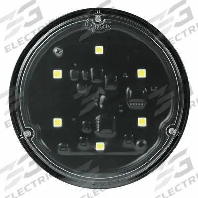 GROTE Vehicle Work Light: Round, Flood, LED, Screw, Spade/Screw Terminals, Universal - Vehicle Floodlights