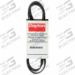 DAYTON Banded V-Belt: J, 490J6, 6 Ribs, 49 in Outside Lg, 9/16 in Top Wd, 5/32 in Thick (MPN 3X542)