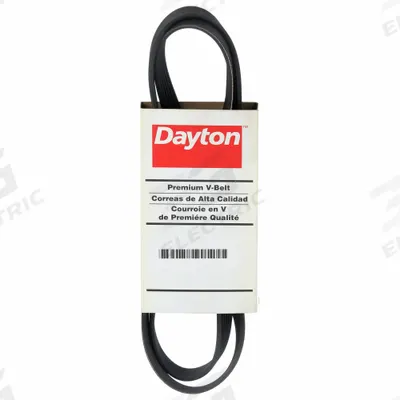 Dayton Banded V-Belt: J, 490J6, 6 Ribs, 49 in Outside Lg, 9/16 in Top Wd - J Section Micro-Ribbed V-Belts