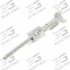 VE Crimp Contact: Sure-Seal, #16, Male, 18 to 14 AWG, Crimp, Tin, Copper Alloy, 15 A Current Rating (MPN 030-2271-000). Key specifications — Connection Type: Crimp; Contact Size: #16; Product Packaging Form: Loose Contact; Brand: SURE-SEAL CONNECTIONS; Pole Material: Copper Alloy; Wire Size: 18 to 14 AWG; Compatible with Series: Sure-Seal; Contact Gender: Male.