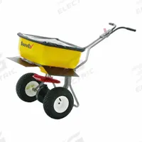 SNOWEX Manual Walk-Behind Spreader: Snow Removal and De-Icing, 160 lb Capacity, Stainless Steel (MPN SP-85SS). Key specifications — Brand: SNOWEX; Frame Material: Stainless Steel; Spread Width - Maximum: 20 ft.