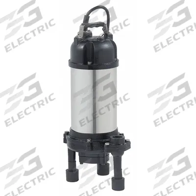 Dayton Grinder Pump: Single Phase, 2 hp, 230V AC, 42 gpm @ 10' of Head, 1 1/4 in FNPT - General Purpose Sewage Grinder Pumps