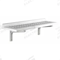 CAMSHELVING PREMIUM Wall Shelf Kit: Solid Shelf, 48 in x 14 in x 13 1/2 in, Gray (MPN EACSWS1448VK480). Key specifications — Color: Gray; Shelf Style: Solid; Includes Mounting Hardware: Yes; Brand: CAMSHELVING PREMIUM.