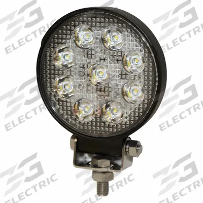 ECCO Vehicle Work Light: Round, Flood, LED, Bolt, Pigtail, Universal, Surface Mount - Vehicle Floodlights