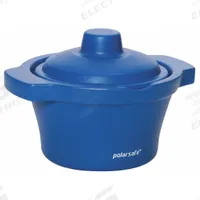Ice Bucket with Lid: 2.5 L Capacity, Round, Ethylene Vinyl Acetate, Blue, 8 in Overall Ht (MPN 04393-88). Key specifications — Color: Blue; Material: Ethylene Vinyl Acetate; Brand: COLE PARMER; Product Type: Ice Bucket with Lid; Shape: Round.