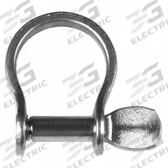 RONSTAN Anchor Shackle: Anchor Shackle, 2,975 lb Working Load Limit, 9/16 in Compatible Rope Dia (MPN RF636). Key specifications — Body Color: Silver; Brand: RONSTAN.