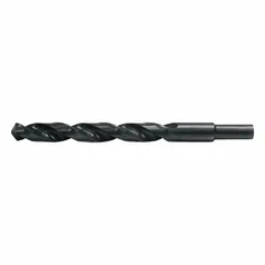 CLE-LINE Reduced Shank Drill Bit: 17/32", 118° Split Point, Black Oxide HSS (MPN C20659). Key specifications — attr1225567: 0.5313.