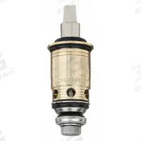 CHICAGO FAUCETS Cartridge: Use with Hot/Cold Water, Brass, Brass, 1 in Overall Lg, Compression (MPN 217-XTLHJKABNF). Key specifications — For Water Temperature: Hot/Cold; Compatible Brand: Chicago Faucets; Product Type: Cartridge; Includes: (1) Cartridge; Material: Brass.