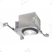 LED Recessed Down Light: Airtight New Construction, 4 in Dia, 600 lm, 3500K, 8.6 W, 120V AC (MPN IC1LED G4 06LM 35K 90CRI 120 FRPC). Key specifications — Voltage: 120V AC; Trim Color: Available Separately; Brand: JUNO LIGHTING; Ceiling Type: Flat Ceiling; Reflector or Baffle Color: No Reflector or Baffle; Trim Style: Available Separately; Dimmable: Yes; Color Temperature: 3500K.