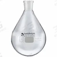HEIDOLPH Rotary Evaporator Glassware: 1,000 mL, Colorless, Round, 24/40 Compatible with Stopper Size (MPN 036301160). Key specifications — Shape: Round; Body Color: Colorless; Brand: HEIDOLPH; Compatible with Stopper Size: 24/40.