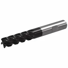 WIDIA Corner Chamfer End Mill: Carbide, TiAlN Coated, 5 Flute, 12 mm Mill Dia, 26 mm LOC, 0.5 mm Chf (MPN 7008716)