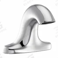 ZURN Sensor Faucet: Serio Series®, Brass, Polished Chrome Finish, Battery/Hydropower, Spray (MPN ZG6955-TMV-1). Key specifications — Brand: ZURN; Includes: Gear-Driven Ceramic Cartridge; Series: Serio Series®.