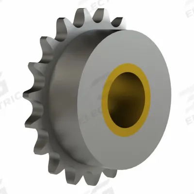BREWER MACHINE & GEAR Idler Sprocket: For 80 Chain Size, Steel, 13 Teeth - Needle Bearing Idler Sprockets with Hub