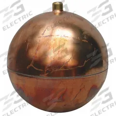 NAUGATUCK Float Ball: Float Ball, 3/8 in IPS Thread, 3/8 in Thread Size, IPS Thread, External (MPN GRC1020RE). Key specifications — Connection Location: External; Brand: NAUGATUCK.