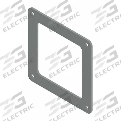 HOFFMAN Wireway Gasket and Screws: 4 in Wd, 4 in Ht, 4 in Lg - Gaskets & Sealing Plates for Dust-Tight Wireways