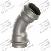 VIEGA PROPRESS Crimp Elbow Fitting: 1 in CTS x 1 in CTS Size, 45° Elbow, Press-fit x Press-fit, EPDM (MPN 80455). Key specifications — Brand: VIEGA PROPRESS.