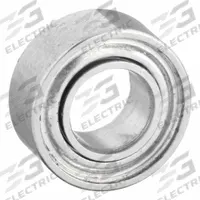 EZO Miniature Ball Bearing: MR63, Dbl Shield, 3 mm Bore, 6 mm OD, 2.5 mm Wd, Stainless Steel Ring (MPN SMR63ZZP6MC3SRL). Key specifications — System of Measurement: Metric; Bearing Industry Number: MR63.