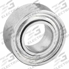 EZO Miniature Ball Bearing: MR63, Dbl Shield, 3 mm Bore, 6 mm OD, 2.5 mm Wd, Stainless Steel Ring (MPN SMR63ZZP6MC3SRL). Key specifications — System of Measurement: Metric; Bearing Industry Number: MR63.