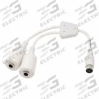 CREST HEALTHCARE SUPPLY Type Y Adapter: Compatible with Call Cord/Pillow Speaker, ABS Plastic (MPN CA28X00N2-01). Key specifications — Manufacturer Part Number: CA28X00N2-01; Color: White; Brand: CREST HEALTHCARE SUPPLY; Call Station Type: Type Y Adapter; Material: ABS Plastic; Compatible Product Type: Call Cord/Pillow Speaker; Part Type: Electrical Cables & Adapters.