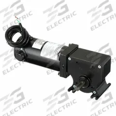 DAYTON DC Gearmotor: Right Angle, 24V DC, TENV, 150 RPM, 63 in-lb Max Torque, 10:1, 8 A, CW/CCW (MPN 5LAG5). Key specifications — Motor Type: Permanent Magnet DC; Brand: DAYTON; Full Load Current: 8 A.