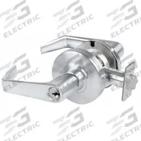 SCHLAGE Door Lockset: Storeroom Lever Locksets, Chrome, ADA Compliant (MPN ALX80P SAT 626). Key specifications — Ligature Resistance: Not Ligature-Resistant; Brand: SCHLAGE; Lockset Function ANSI Code: F86; ADA Compliant: Yes; Finish: Satin Chromium-Plated : Steel.