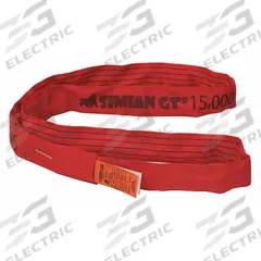 STREN-FLEX SIMIAN GT Round Sling: Type 5, Polyester, Nylon, 3 ft Sling Lg, 1 19/32 in Body Dia (MPN SFERSST5-03). Key specifications — Brand: STREN-FLEX SIMIAN GT.