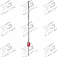 MILWAUKEE Rebar Cutter Drill Bit: 3/8 in Drill Bit Size, 10 in Max Drilling Dp, 12 in Overall Lg (MPN 48-20-6771). Key specifications — attr277145: MILWAUKEE.