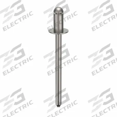 POP AVDEL Blind Rivet,1 25/44" L,0.155" dia,PK500: Inch, 1 9/16 in Overall Lg, 9/32 in Body Lg - Domed-Head Blind Rivets