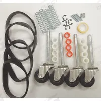 COTTERMAN Ladder Caster Kit: For Rolling Ladders, Swivel, 4 Casters, 2 in Wheel Dia, Casters (MPN SU9095). Key specifications — Caster Type: Swivel; Includes: 1 in Internal Bonded Washers; Brand: COTTERMAN; Compatible Ladder Type: Rolling Ladders; Compatible with Series: MasterStep; Product Type: Caster.