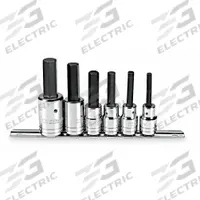 PROTO Socket Bit Set: 1 - 25 Pieces, 1/2 in Drive Size, 6 Pieces, 6 mm to 17 mm Tip Size Range (MPN J5441-SM). Key specifications — attr1216280: Fixed Insert; attr1216283: PROTO; attr1225718: 6 mm to 17 mm; attr1227491: 1/2 in.