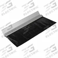 AMERICAN GARAGE DOOR SUPPLY Brush Seal: 45° Angle, Nylon, 2 in Brush Lg, 7 5/6 ft Composite Widths (MPN BN4782-94). Key specifications — Brush Material: Nylon; Includes: Galvanized Self-Drilling Mounting Screws; Width Type: Single; Brand: AMERICAN GARAGE DOOR SUPPLY.