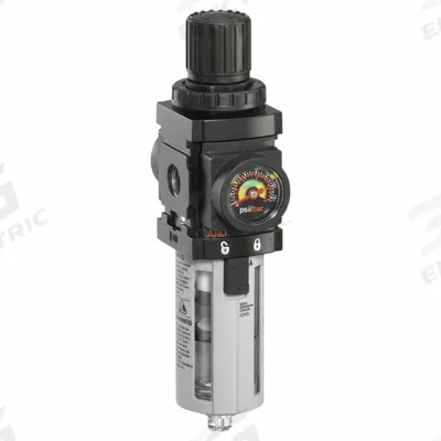 ARO Piggyback: Series 1000 Series, 1/4 in NPT, 47 scfm, 5 micron, 150 psi - ARO FRL Air Filter/Regulators