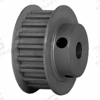 DAYTON Timing Pulley: Curvilinear, Fixed, For HTD Timing Belt Section, For 9 mm Belt Wd, 20 Teeth (MPN 20-5M09-6FA3). Key specifications — Brand: DAYTON; Finish: Clear Anodized; For Belt Series: Powerhouse®.