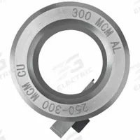 DEWALT Stripping Bushing: For Aluminum/Copper, 250 to 300 MCM Max, 300 MCM, THHN/XHHW (MPN DCE15110). Key specifications — attr532138: DCE151 XR; attr533552: Aluminum; attr533553: 300 MCM; attr532143: 250 to 300 MCM; attr532137: THHN/XHHW.