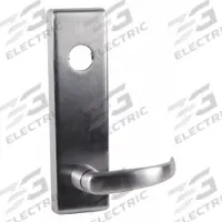 FALCON EXITS Mechanical Exit Device Trim: Chrome (MPN 510L-Q US26D). Key specifications — Color: Silver; Product Type: Mechanical Exit Device Trim; Brand: FALCON EXITS; Outside Trim Type: Lever; Exit Device Style: Quantum; ADA Compliant: Yes.