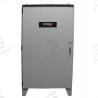 GENERAC Automatic Transfer Switch: Single Phase, 800 A Current Rating, 120/240V AC, Steel, 3R, RTS (MPN RTSC800A3). Key specifications — Enclosure Material: Steel; Lockable: Yes; Rated Voltage: 120/240V AC; Brand: GENERAC; Compatible with Series: RTS; Service Rated Transfer Switch: No.