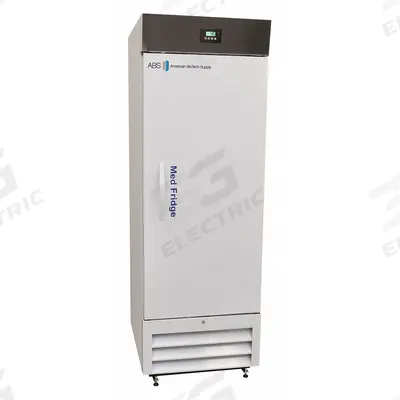 AMERICAN BIOTECH SUPPLY Lab Refrigerator: 23 cu ft, Upright, 2°C to 7°C, 34 3/4 in Overall Dp - Pharmacy & Vaccine Refrigerators
