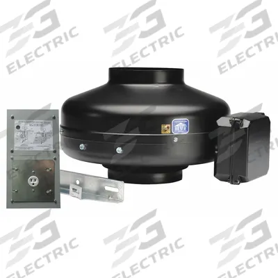 SOLER & PALAU In-Line Duct Fan: 153 cfm Max., 4 in Duct, 84 W, 115V AC, 1 Ph - Dryer Inline Duct Fans