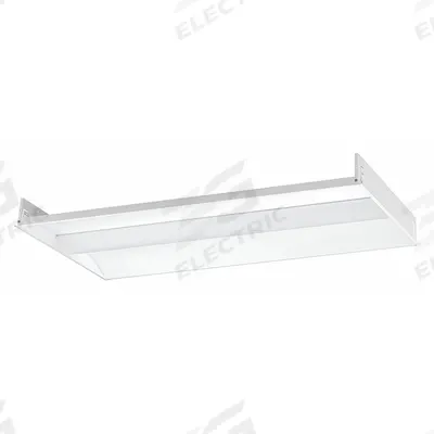 COLUMBIA LIGHTING Recessed Troffer: 4 ft Lg, 2 ft Wd, 4,307 lm, 4000K, 36 W - 2 ft. x 4 ft. LED Center-Basket Troffers