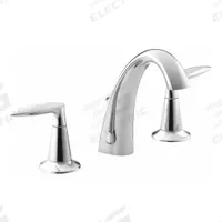 KOHLER Gooseneck Bathroom Faucet: Alteo, Brass, Polished Chrome Finish, 1.2 gpm Flow Rate, Gooseneck (MPN K-45102-4-CP). Key specifications — Brand: KOHLER; Series: Alteo.