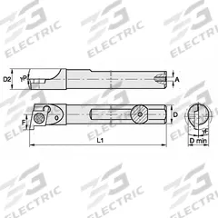 WIDIA Indexable Boring Bar: CSMI25030R (MPN 2832348). Key specifications — attr257292: CSMI25030R.