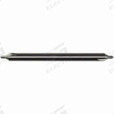 KEO Center Drill: Plain Type, #1, 60°, 6 in Overall Lg - Plain-Tip Center Drills
