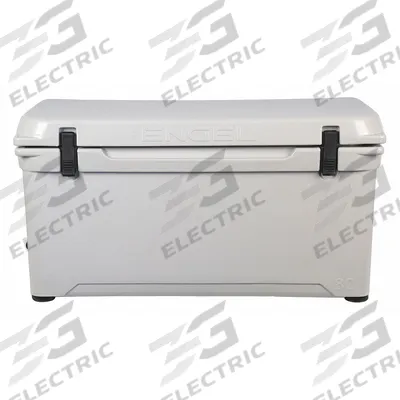 ENGEL Marine Chest Cooler: Gray, 75 Cans, 74 qt Cooler Capacity - Heavy-Duty Chest Coolers