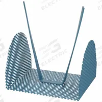 ZURN Grate: Slotted, 3 3/4 in Overall Wd, 10 3/8 in Overall Lg, 3/8 in Overall Ht, Ductile Iron (MPN P6-DB). Key specifications — Color: Blue; Brand: ZURN; Finish: Unfinished; Grate Surface Type: Slotted.