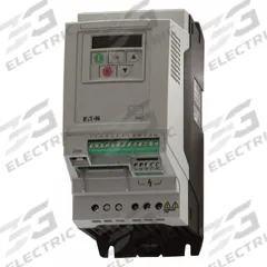 EATON Variable Frequency Drive: In Phase Three, Out Phase Three, 3 hp, 9.5 A Output Current - Max (MPN DA1-345D8FB-A20C). Key specifications — Style: Advanced MicroDrive; Color: White; Output Phase: Three.