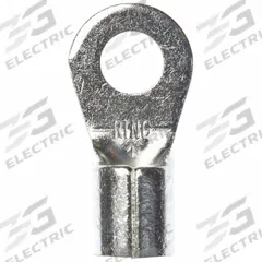 3M Ring Terminal: Bare, 5/16 in Stud Size, 4 AWG to 4 AWG Wire Sizes, 1,000 V, Brazed Barrel & Seam (MPN M4-516RK). Key specifications — Brand: 3M.