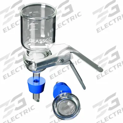 UNITED SCIENTIFIC SUPPLIES Vacuum Filter Holder Set: 47 mm Dia, Stainless Steel, 300 mL Funnel Capacity - Microfiltration Assemblies