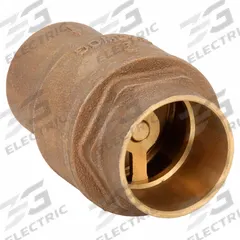 MILWAUKEE VALVE Low Lead Spring Check Valve: Swing, Inline Valve Body, 2 in Pipe Size, Sweat x Sweat (MPN UP1548T 2). Key specifications — Brand: MILWAUKEE VALVE.